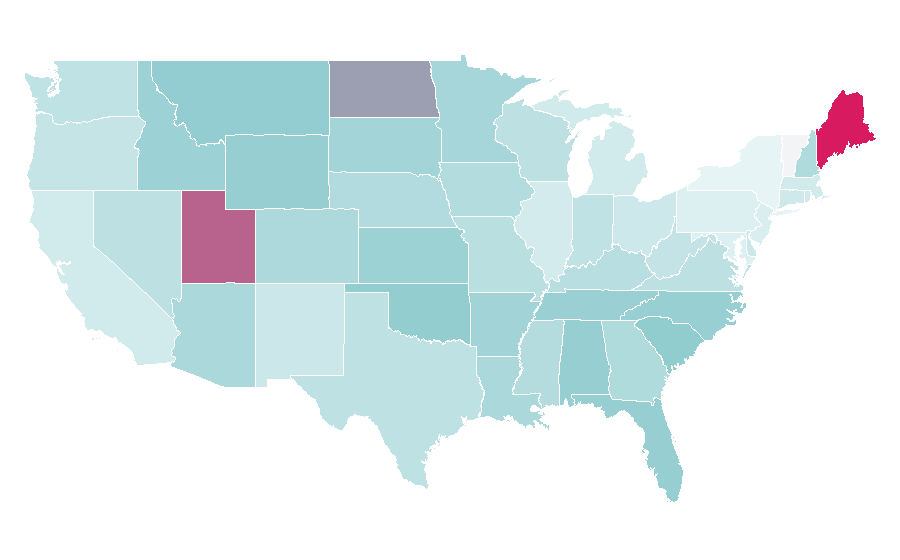 Affinity by region — Cirrus SR22, United States