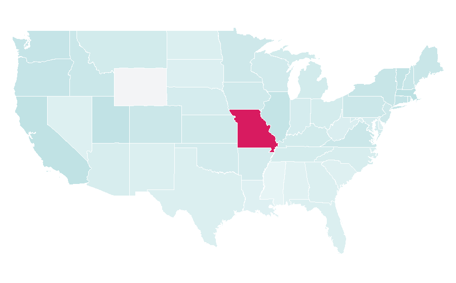 Affinity by region — Citizen Kane, United States