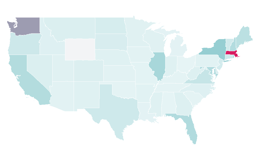 Affinity by region — CitizenM, United States