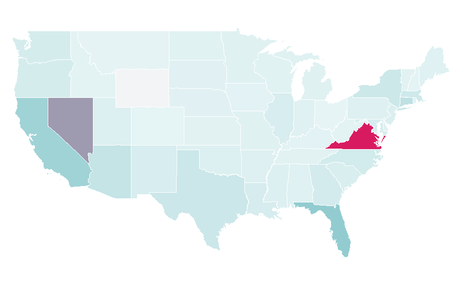Affinity by region — Citrus, United States