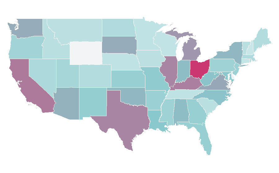 Affinity by region — Civilization, United States