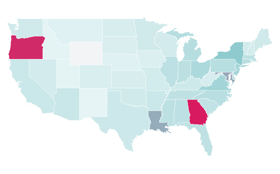 Affinity by region — CJ McCollum, United States