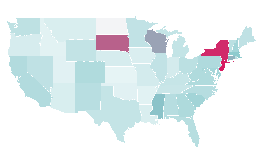 Affinity by region — Clark, United States