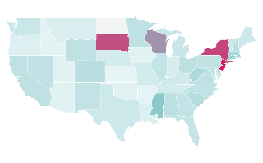 Affinity by region — clarks, United States