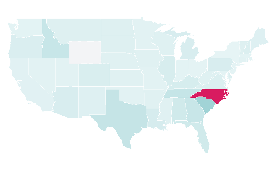 Affinity by region — Clean Juice, United States