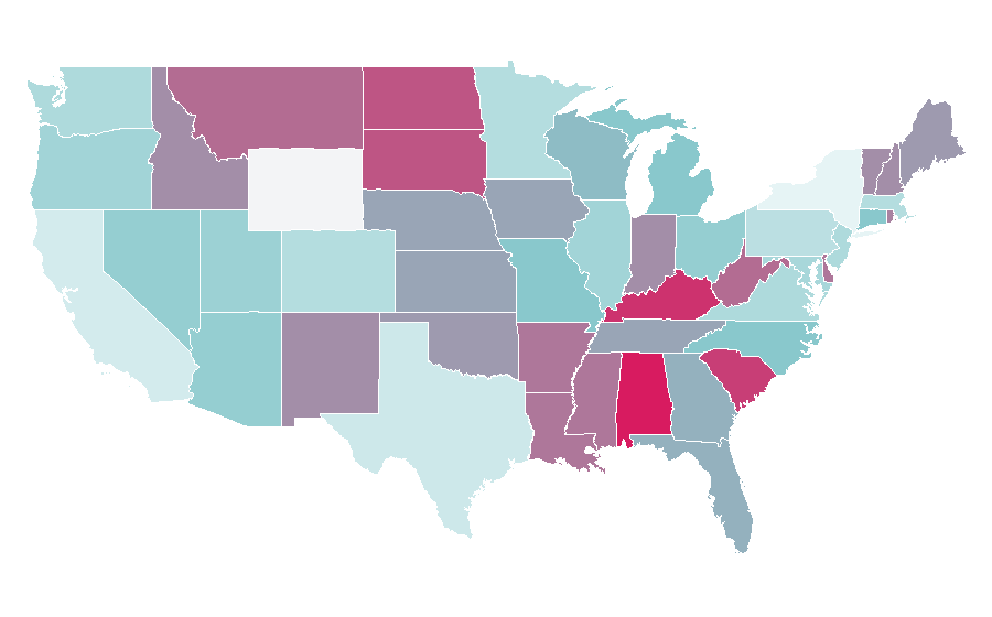 Affinity by region — Cleaning agent, United States