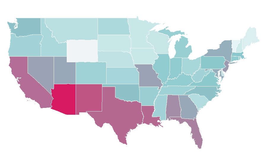 Affinity by region — Cleopatra, United States
