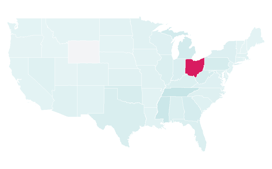 التقارب حسب المنطقة — Cleveland, الولايات المتحدة