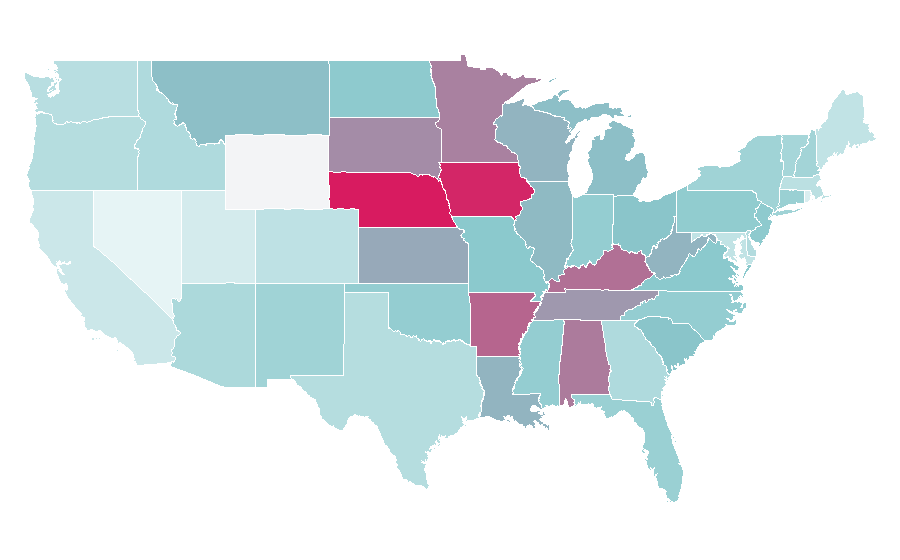 Affinity by region — Clinique, United States