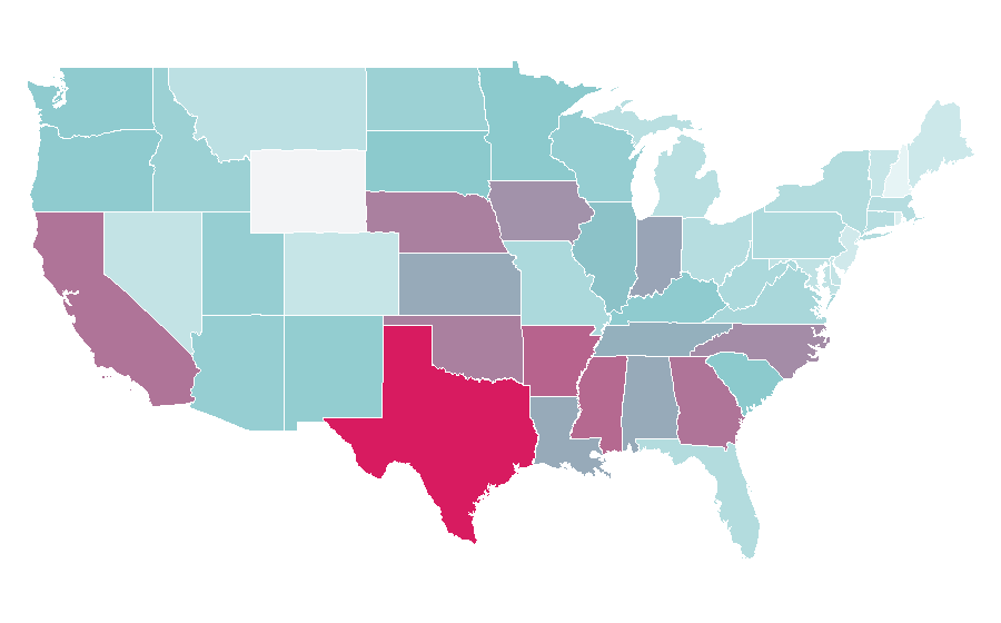 Affinity by region — Clog, United States