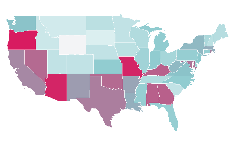 Affinity by region — Clone High, United States