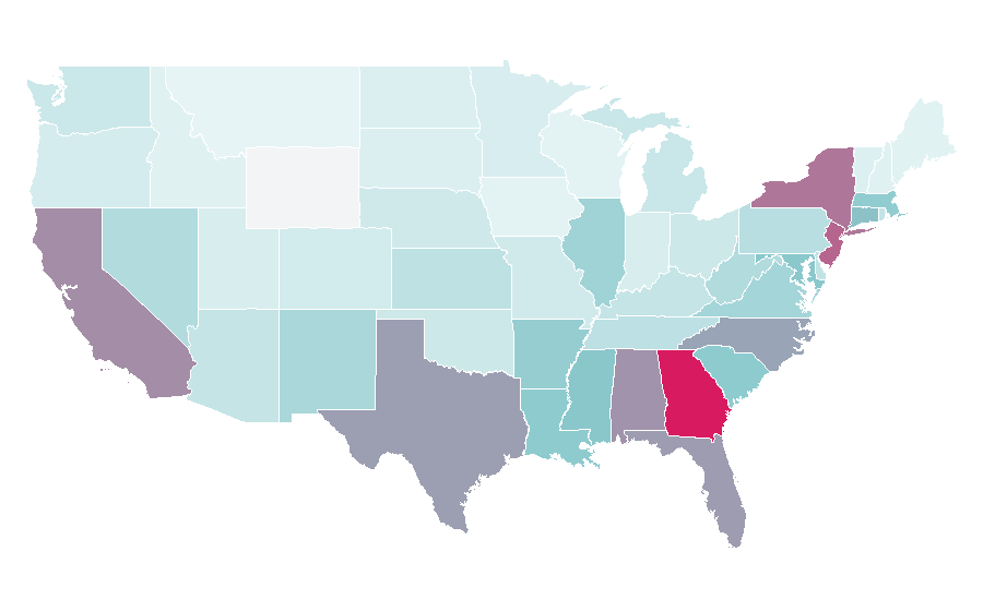 Affinity by region — Clorox, United States