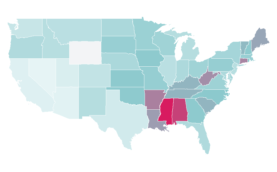 Affinity by region — Clothes dryer, United States