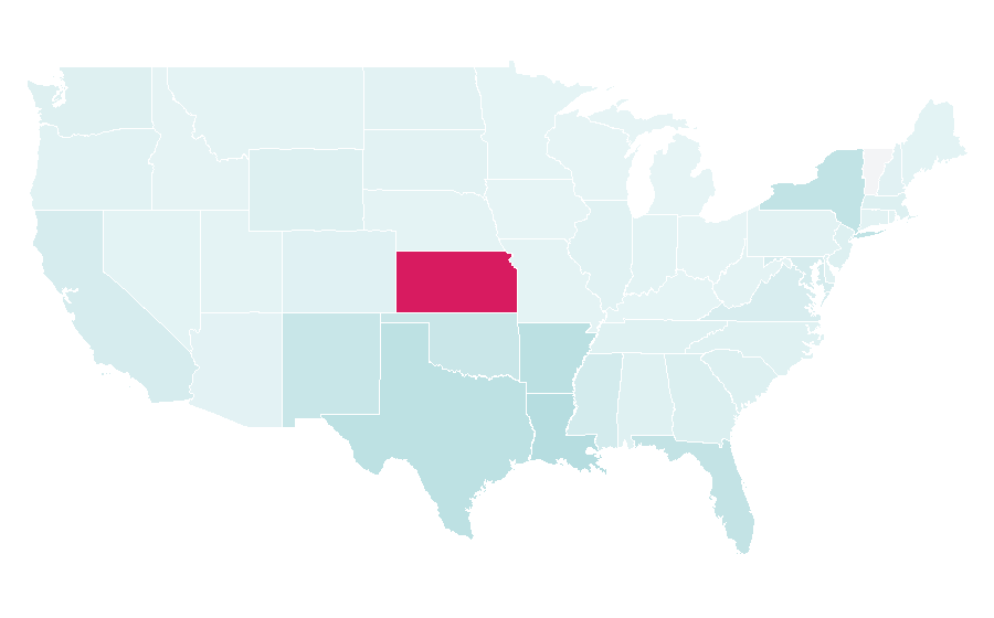 Affinität nach Region — Cloud computing, USA