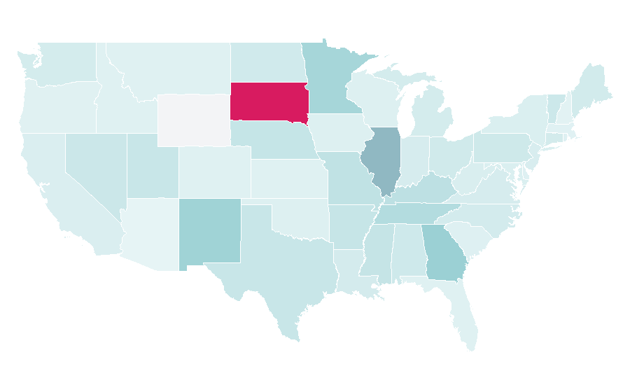 Affinity by region — cloud9, United States