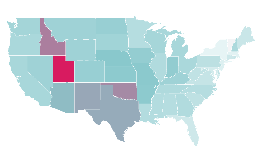 Affinity by region — Cloudy with a Chance of Meatballs (film), United States