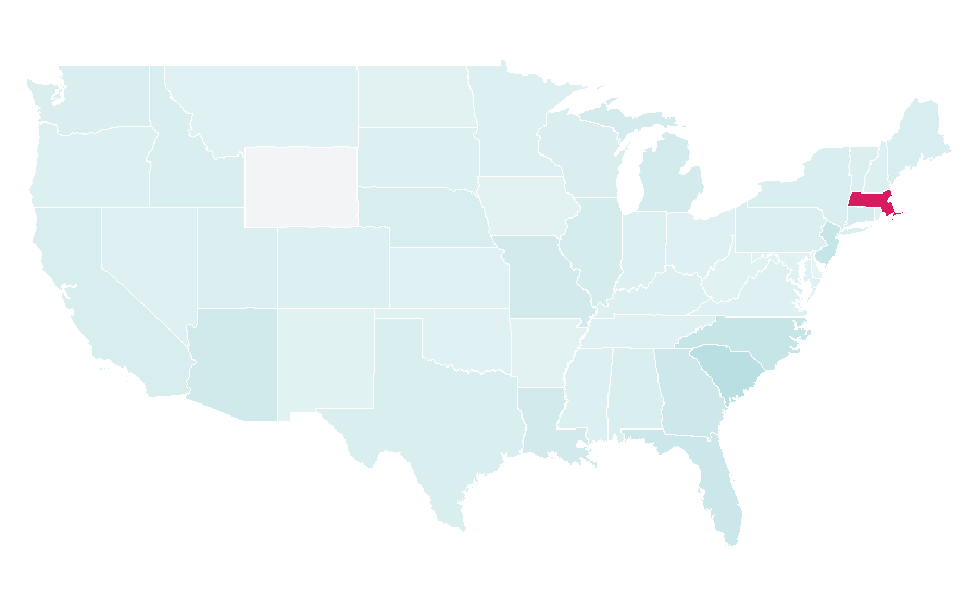 Affinity by region — Clover, United States