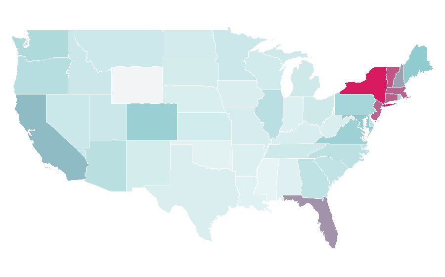 Affinity by region — Club Med, United States