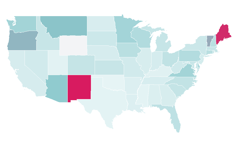 Affinity by region — CNN Breaking News, United States
