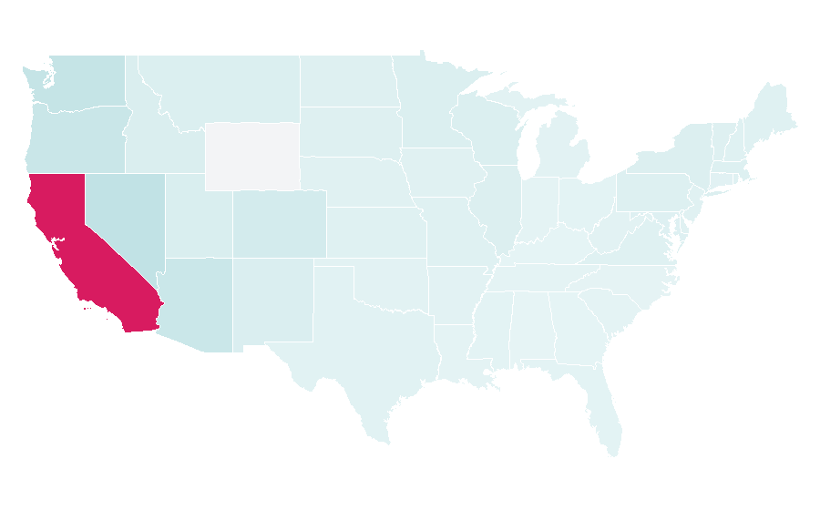 Affinity by region — Coachella Valley, United States