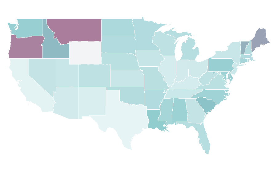 Affinity by region — Cocktail sauce, United States
