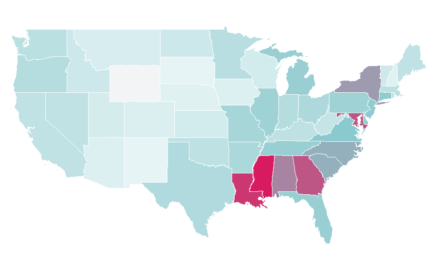 Affinity by region — Cocoa butter, United States
