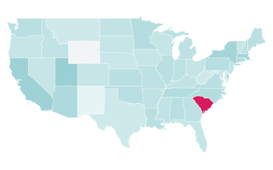Affinity by region — Cody Simpson, United States
