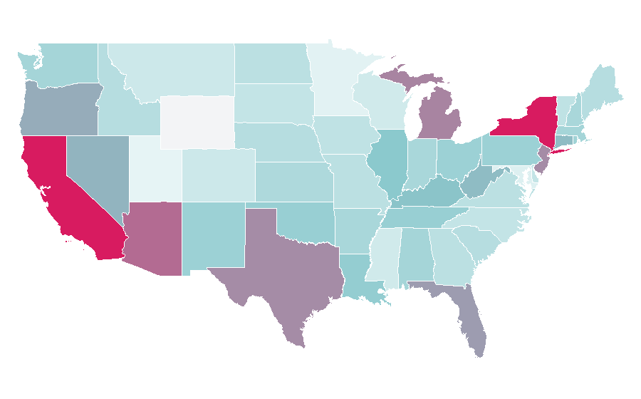 Affinity by region — Coffee-Mate, United States
