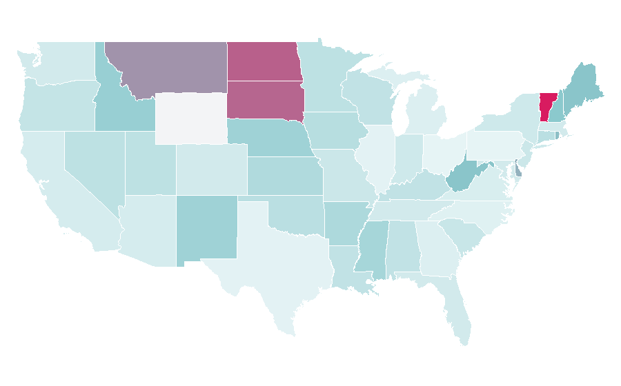 Affinität nach Region — Coffee preparation, USA