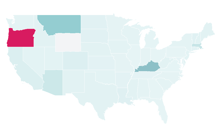 Affinity by region — Coffee Time, United States
