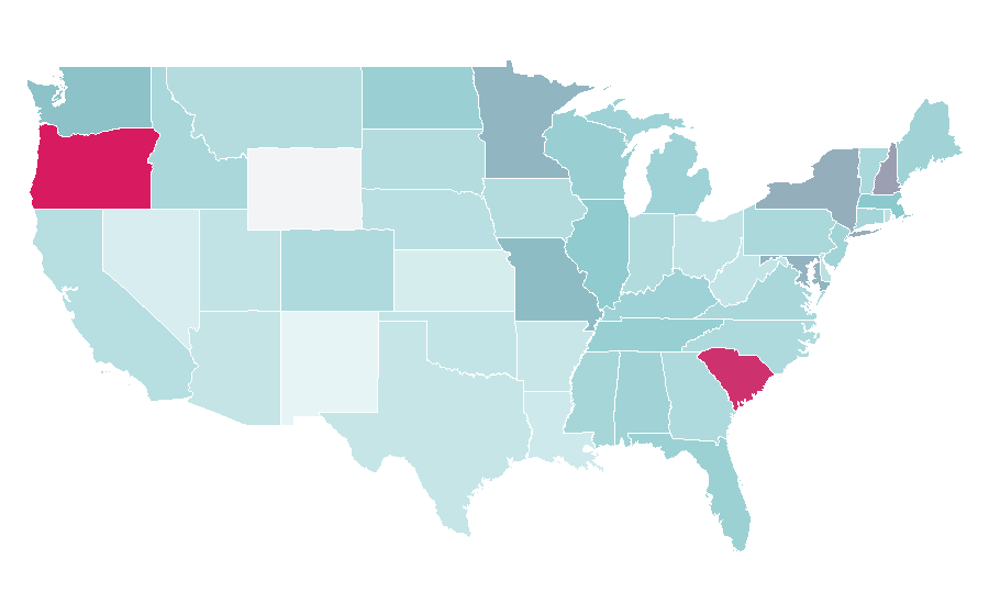 Affinity by region — Cola, United States
