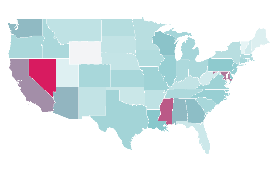 Affinity by region — Colin Kaepernick, United States
