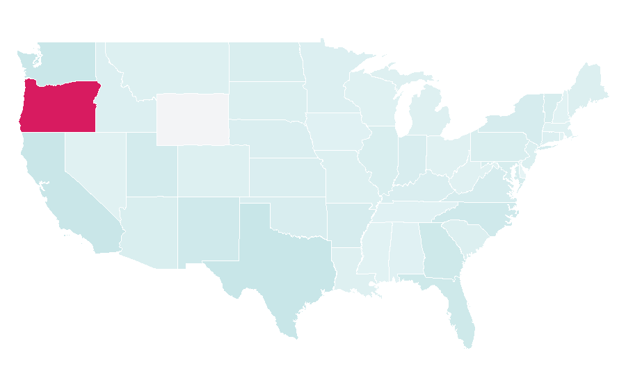 Affinity by region — Collage, United States