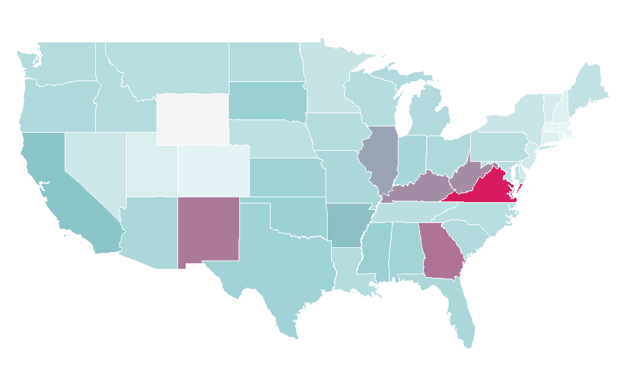 Afinidad por región — Collecting, Estados Unidos