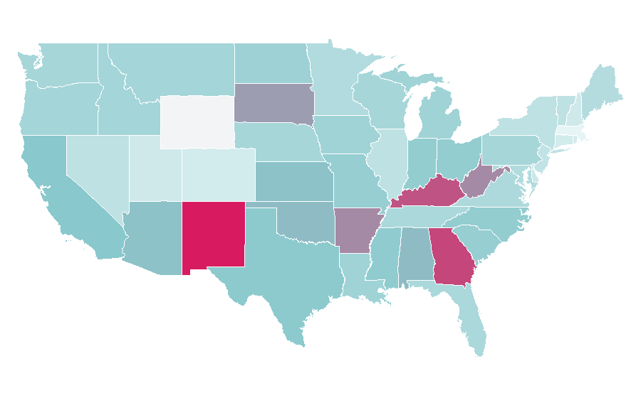 Affinity by region — Collection (artwork), United States