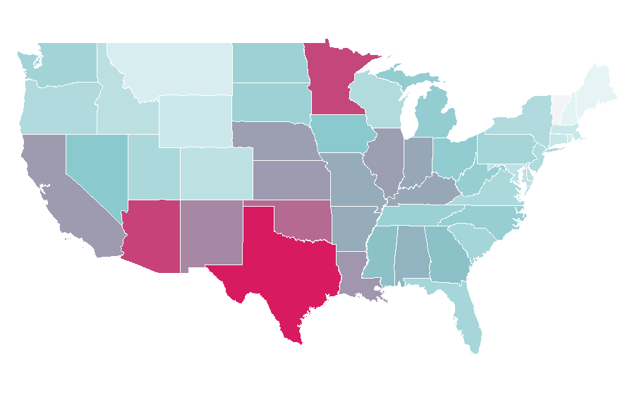 Affinity by region — Cologne, United States