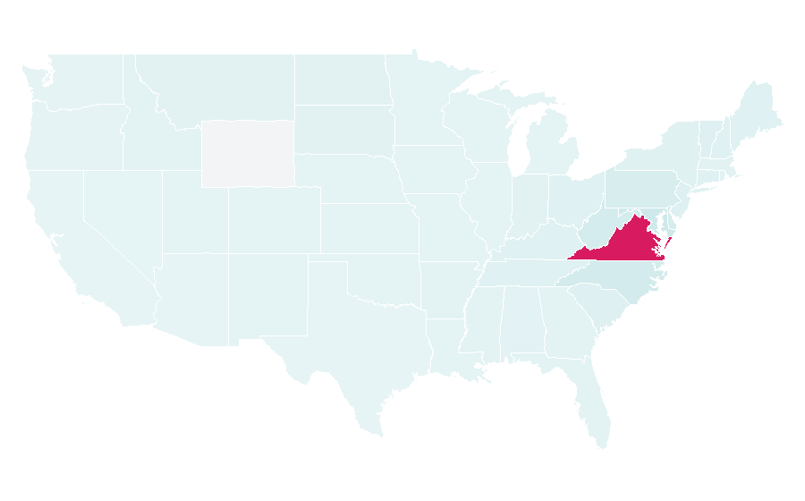 Affinity by region — Colonial Williamsburg, United States