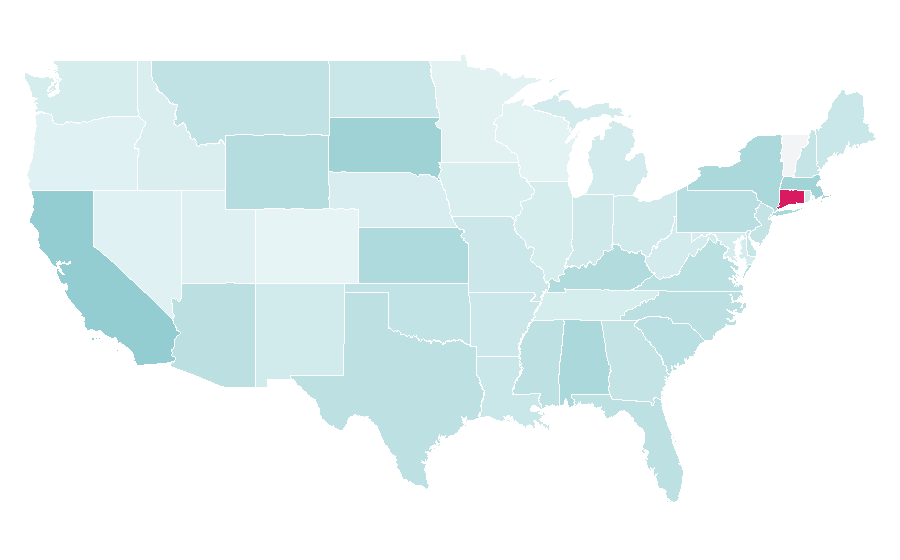 Affinity by region — Colony (TV series), United States