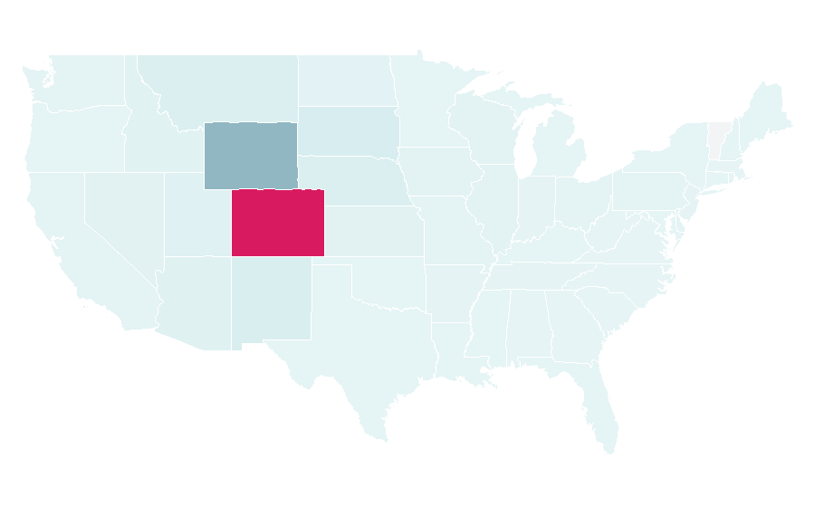 Affinity by region — Colorado Rockies, United States