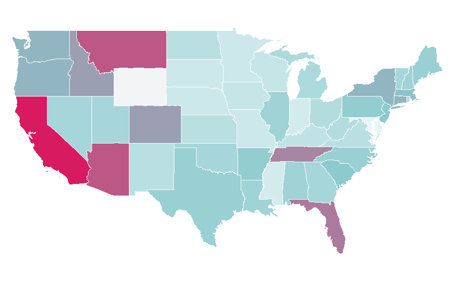 Affinity by region — Colostrum, United States