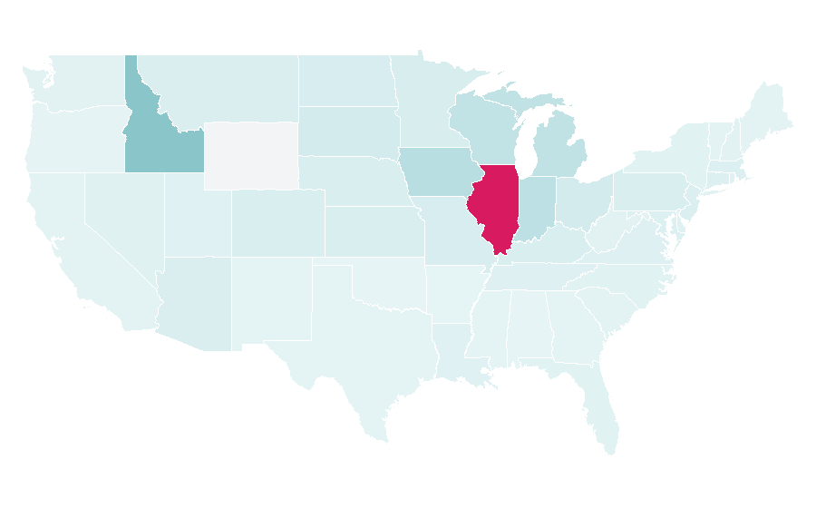 Affinity by region — Colston Loveland, United States