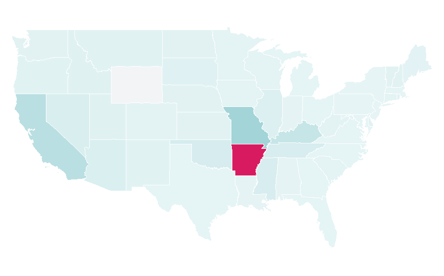 Affinity by region — Colton, California, United States