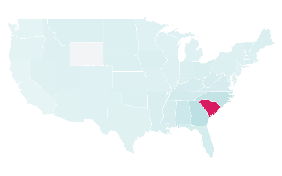 Affinity by region — Columbia, South Carolina, United States