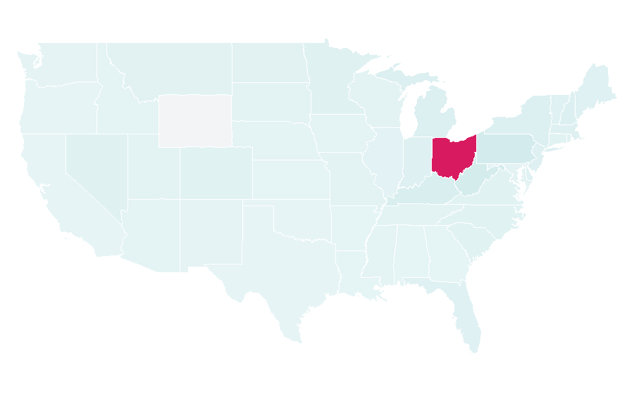 Affinity by region — Columbus Blue Jackets, United States