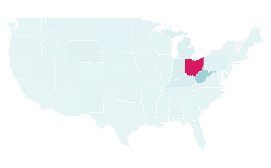 Affinity by region — Columbus Zoo and Aquarium, United States