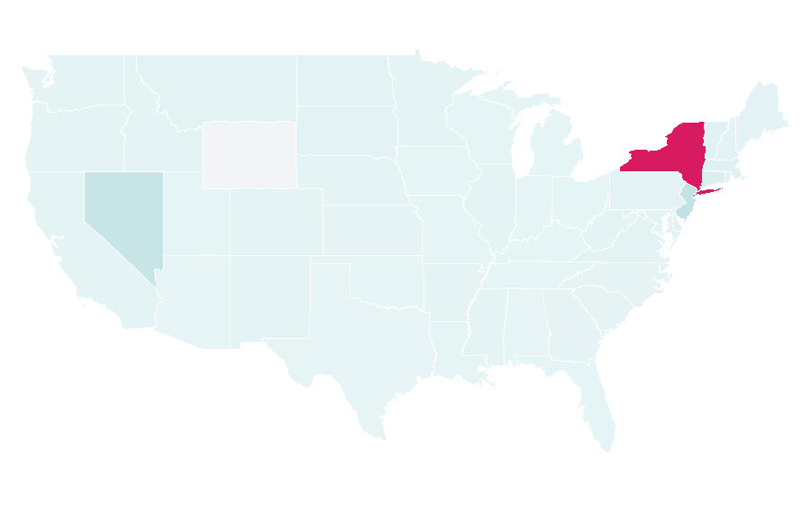 Affinity by region — Comedy Cellar, United States