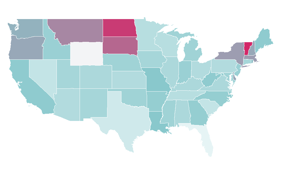 Affinity by region — Comedy thriller, United States