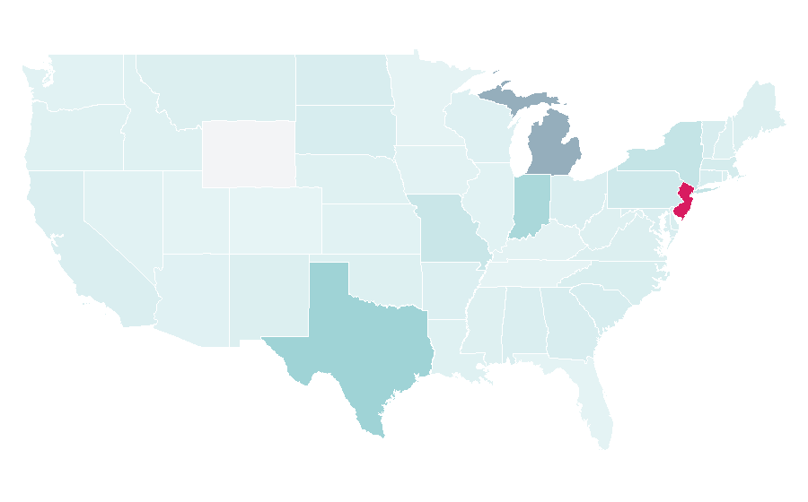 Affinity by region — Comic Relief, United States