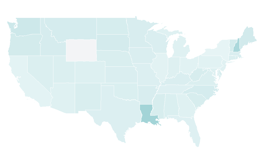Affinität nach Region — Commercial fishing, USA