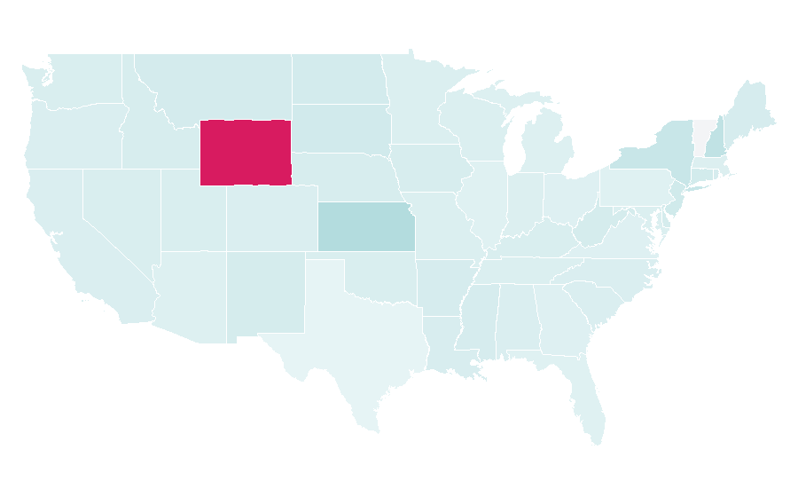 Affinity by region — Community centre, United States
